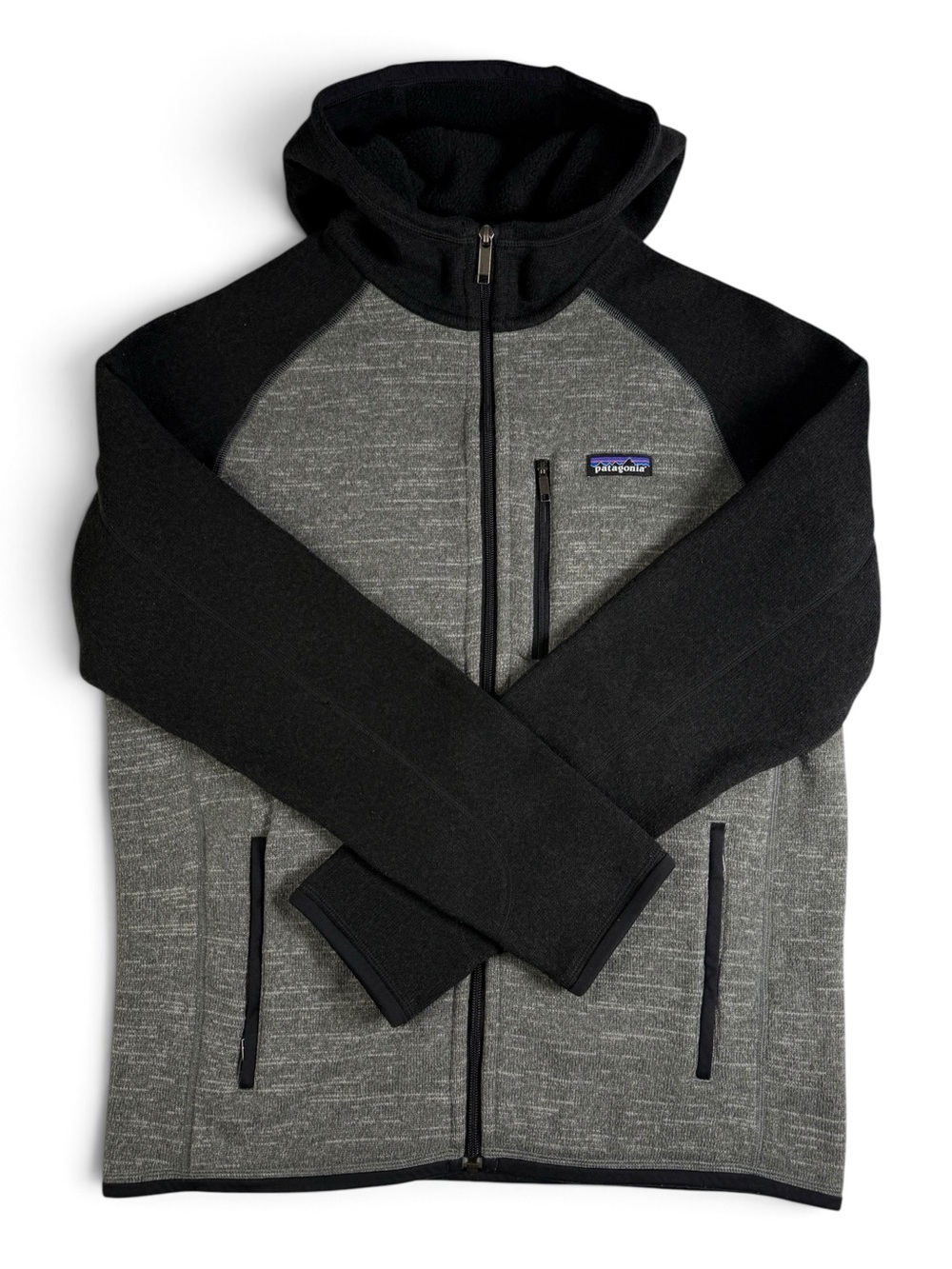 Patagonia Better Sweater Full Zip Hoody Gray Black Men’s M